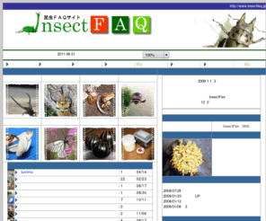 insectfaq.jp: Insect FAQ
昆虫に関する採集方法や飼育方法や名前などをみんなに　質問　聞く・答えるホームページ