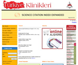 turkiyeklinikleri.com: Türkiye Klinikleri - Ana Sayfa
 - 