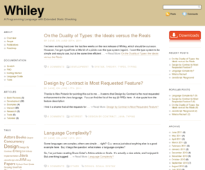 whiley.org: Whiley: an Open Source Programming Language with Extended Static Checking
Whiley is an open source programming language which runs on the JVM and uses extended static checking to eliminate errors at compile time.