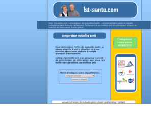 1st-sante.com: Mutuelle - santecomp - Comparateur de Mutuelles et Assurances santé
Mutuelle - santecomp -  Devis comparatif de mutuelles sante : grand choix entre mutuelle et assurance complementaire sante 