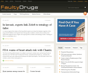 faultydrugs.com: Faulty Drugs | Pharmaceutical Drugs Recall
Faulty Pharmaceutical Drugs Resources