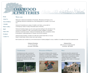 oakwoodcemeteries.com: Cemetery Rochester MN | Columbariums, Monuments & Markers, Plots | Minnesota
Oakwood Cemeteries in Rochester MN provides burial lots, plots, columbariums, monuments & markers in Minnesota