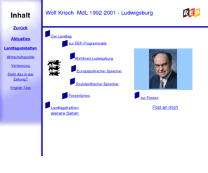 loewenkraft.com: Krisch - Republikaner
Republikaner Partei Politik Landtag Baden-Wrttemberg Ludwigsburg Stuttgart