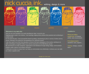 nickcuccia.com: nick cuccia, ink: home page
This is the home page of Nick Anthony Cuccia's web site.