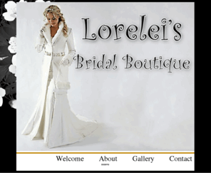 loreleisbridalboutique.com: Lorelei's Bridal Boutique
Lorelei's Bridal Boutique offers bridal gowns at amazing low prices. All sizes available! Styles range from classic, trendy, 1920s vintage inspired to chic retro tea length. Many gowns are available off the rack. Some styles are available in custom sizing for a perfect fit! Saving on expensive alterations.