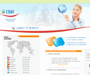 point-conf.com: Conférence téléphonique: internationale, gratuite et instantanée!*
conférence téléphonique gratuite