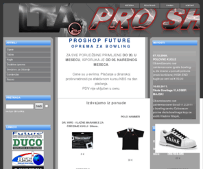 proshop-future.com: Proshop Future | Bowling oprema
PROSHOP FUTURE - Bowling oprema