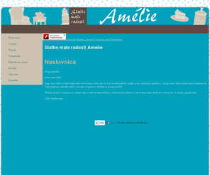 slasticeamelie.com: Naslovnica
Slatke male radosti Amelie
