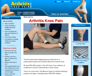 arthritiskneepain.co.uk: Arthritis Knee Pain Support: Patella Straps, Knee Pads, Bands, Knee Protector
Find arthritis knee support, joint pain treatment, patella supports, knee bands, pads, knee straps, knee protector. ArthritisKneePain.co.uk - an online source for getting reliefs from painful arthritis of the knee, for people of all ages.