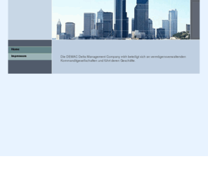 demac.biz: DEMAC Delta Management Company mbH - Home
Meine Homepage