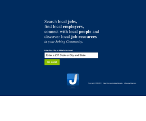 fauxinterview.com: Jobs
Search our job listings to find great local jobs in your area. Join your local Jobing community to post your resume and apply for jobs online. Go Jobing!