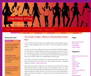 lowpricestyle.net: Low Price Style
Get fabulous clothing, accessories, and beauty supplies at reasonable prices. We scan the internet for the best deals, and post them so you can enjoy the savings too.