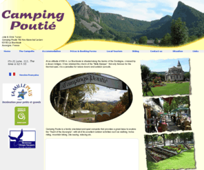 camping-poutie.com: Camping Poutie, La Bouboule, Auvergne
Camping Poutie is a family orientated campsite that provides a great base to explore the Auvergne.