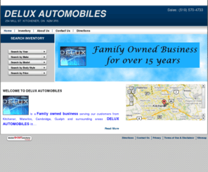 deluxautomobiles.com: DELUX AUTOMOBILES | Used  dealership in KITCHENER, ON N2M 3R5
KITCHENER, ON Used, DELUX AUTOMOBILES sells and services  vehicles in the greater KITCHENER