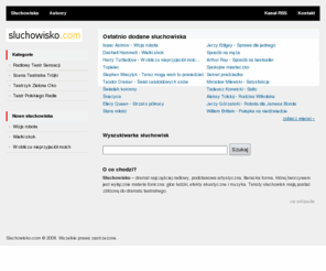 sluchowisko.com: Słuchowiska radiowe i audiobooki | sluchowisko.com
