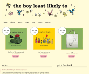 theboyleastlikelyto.co.uk: the boy least likely to - home
The Official Website of The Boy Least Likely To