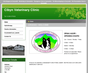 vetsincaernarfon.co.uk: Dog Vaccinations in Caernarfon : Cibyn Veterinary Clinic
For dog vaccinations in Caernarfon or animal hydrotherapy in North Wales, call us.