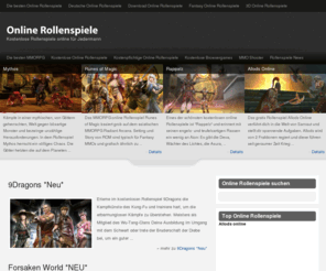 onlinerollenspiele.org: Die besten Online Rollenspiele (MMORPG's)
Bei Onlinerollenspiele.org findest du viele deutschsprachige online Rollenspiele. Jedes Rollenspiel kannst du sofort kostenlos online spielen.