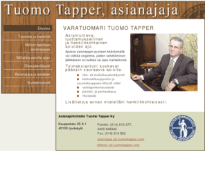 tuomotapper.com: Tuomo Tapper, asianajaja
