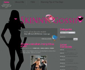 skinnygossip.com: Skinny Gossip | Celebrity weight, diets, bodies, rumors, tips and tricks
Gossiping about celebrities' bodies, weight, diet tips, tricks and secrets, and fashion.