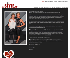 thestyle.nu: the STYLE.NU - TheStyle are Martine Schot and Lot Keijzer. The Style is back! wij onderzoeken voor u: Hoe stijlvol is medialand?
the STYLE
