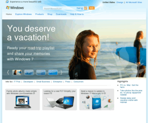 i-love-windows.com: Microsoft Windows: Windows 7, Windows Vista, Windows XP, Windows Live
Explore Microsoft Windows family of operating systems home page for products, PC upgrades, Windows 7 features, downloads, offers, and more.