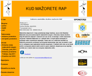 mazoreteradece.com: Mažorete Radeče RAP
