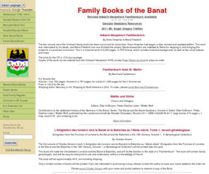 banatbooks.org: Familien Books of the Banat
Family Books of the Banat provides a research and reference site for those researching their family roots in the Banat