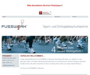 fusswerk.com: Fusswerk Sport- und Orthopädieschuhtechnik
Fusswerk verbindet über 100-jährige Erfahrung auf dem Gebiet der Orthopädieschuhtechnik mit dem Know-how der heutigen Zeit.