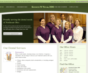 kennevardental.com: Willoughby Dentist Serving Greater Cleveland – Dr. Ken Nevar Dental
A Willoughby dentist office in Northease Ohio, Dr. Ken Nevar Dental offers general dentistry services.