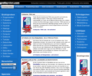 gratisproben.com: Gratisproben.com - Kostenlos, gratis, umsonst, kostenlose Proben, gratis Probe, Gratisprobe
Gratisproben.com bietet alles kostenlos. Kostenlose Proben, gratis Warenproben und Probeabos umsonst. Bei Gratisproben gibt es vieles gratis.