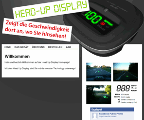 headupdisplay.ch: Head Up Display - Zeigt die Geschwindigkeit dort an, wo Sie hinsehen!
Das GPS Head Up Display - Zeigt die Geschwindigkeit dort an, wo Sie hinsehen!
