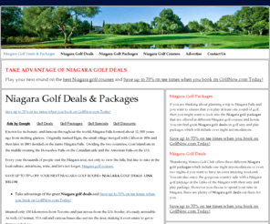 niagaragolfdeals.com: Niagara Golf Deals & Packages | Browse our Niagara Golf Deals and Niagara Golf Packages
Check out our Niagara Golf Deals and packages in the Niagara Golf Region. These are some of the best Ontario Golf Deals that offer stay and play packages