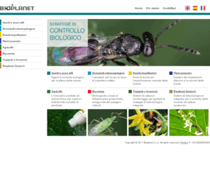 bioplanet.it: Bioplanet - Strategie di controllo biologico - Lotta biologica integrata
