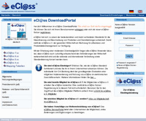 eclassdownload.com: eCl@ss DownloadPortal
Text