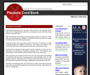 placentacordbank.com: Placenta Cord Bank
Guide to Cord Blood Banking