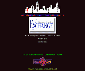 cfae.com: Chicago Fine Arts Exchange Home Page
Both an art gallery as well as a special event venue