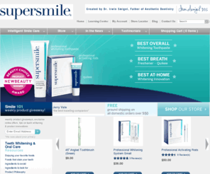 devcopy.com: Teeth whitening system & complete oral care - Supersmile
Our advanced teeth whitening products whiten, clean, freshen and protect natural teeth, bonding, veneers & dentures. #1 cosmetic dentist recommended brand.