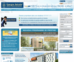 groupe-france-epargne.com: GFE Epargne Retraite - Investissement immobilier locatif LMNP Scellier Bouvard
Le Groupe France Epargne vous présente son produit de défiscalisation immobilière GFE Epargne Retraite via ses programmes d'investissement immobilier locatif LMNP Scellier Bouvard