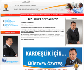 mustafaozates.com: AK PARTİ ADAY ADAYI DOÇ. DR. MUSTAFA ÖZATEŞ
AK PARTİ ADAY ADAYI DOÇ. DR. MUSTAFA ÖZATEŞ