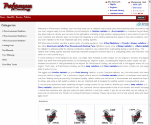 performancecooling.com: Car Radiators | Replace Radiator | Fan Shroud
At Performancecooling.com, we offer a variety of radiators, replacement radiators, fan shroud, cooling fans, and much more!