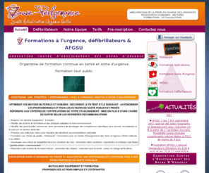 sauveperformance.fr: Formation à l'urgence, Formation Défibrillateur, AFGSU - Sauve Performance
Sauve Performance, organisme de formation à l'urgence : formation défibrillateur, AFGSU 1 et 2,formation de pédagogie.Consultez le site pour connaitre les formations proposées.