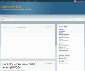 geldlenenmet.com: Geld Lenen Met
Geld Lenen Met