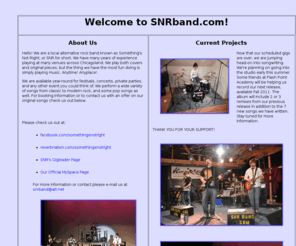 snrband.com: Home Page
