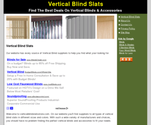 verticalblindslatsstore.com: Vertical Blind Slats - Vertical Blind Slats
Find the best deals on vertical blind slats