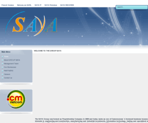 saya.com.ml: Welcome to the Group SAYA
SAYA Group! - the web site of the saya group