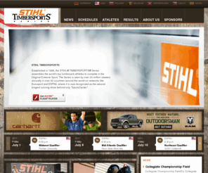 stihltimbersports.us: TIMBERSPORTS
Get the latest STIHL TIMBERSPORTS news, information, standings, schedules, photos, blogs, videos and more...