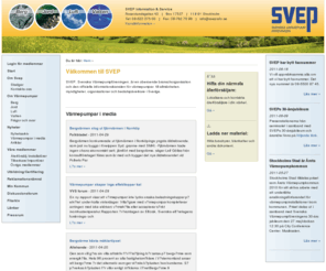 svepinfo.se: Svenska Värmepumpföreningen - SVEP
Allt om värmepumpsbranschen - bergvärme, jordvärme, värmepumpar, luftvärmepumpar. 
