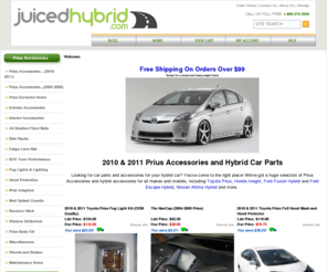 thediesguys.net: Prius Accessories, Toyota Prius Accessories, 2010 & 2011 Prius Accessories, Toyota Prius Parts, Hybrid Car Parts & Accessories, Ford Fusion, Honda Insight & More: JuicedHybrid.com
FREE SHIPPING on most orders for the best Prius Accessories and hybrid car parts at the most fully stocked online store! Save BIG on 2010 - 2011 Prius accessories as well as other makes and models.