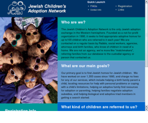 jcan.info: Jewish Children's Adoption Network
Jewish Children's Adoption Network